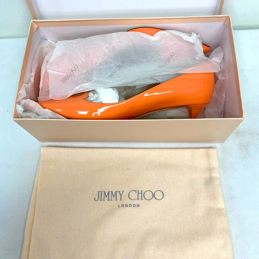 Jimmy Choo Peach color heels